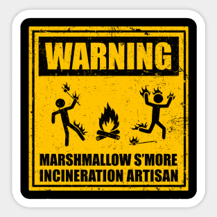 S'more Incineration Artisan Sticker